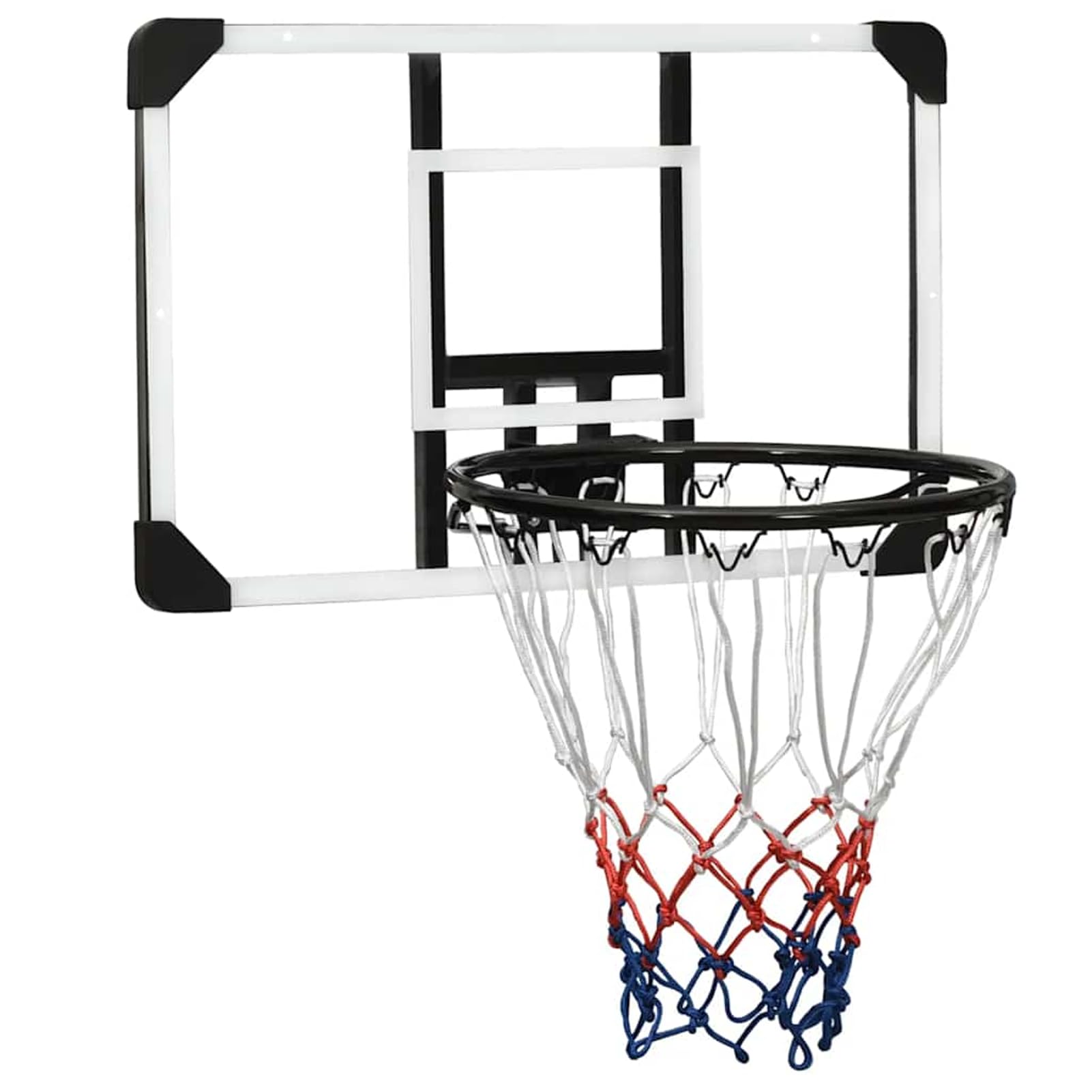 Gecheer Tablero de Baloncesto Portátil para Interior y Exterior, Aro de Acero con Red de Nylon, 71 x 45 cm, Apto para Niños de 3+ Años Modelo YHSLRZJ-93670ES