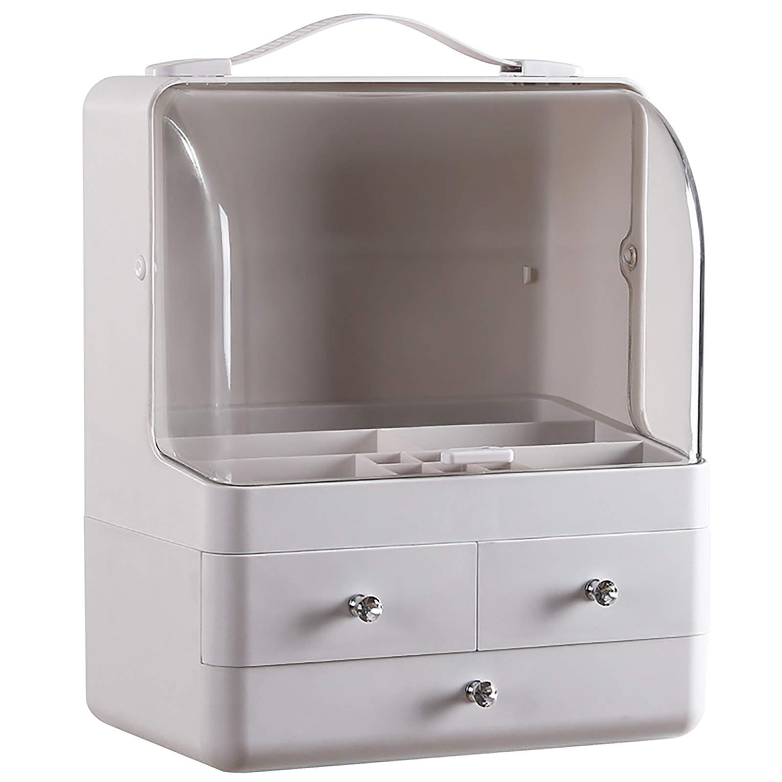 Scatola Porta Cosmetici Cassa del cassetto tipo di scaffale prodotto della cura pelle cosmetico portatile per Cassettiera e Bagno