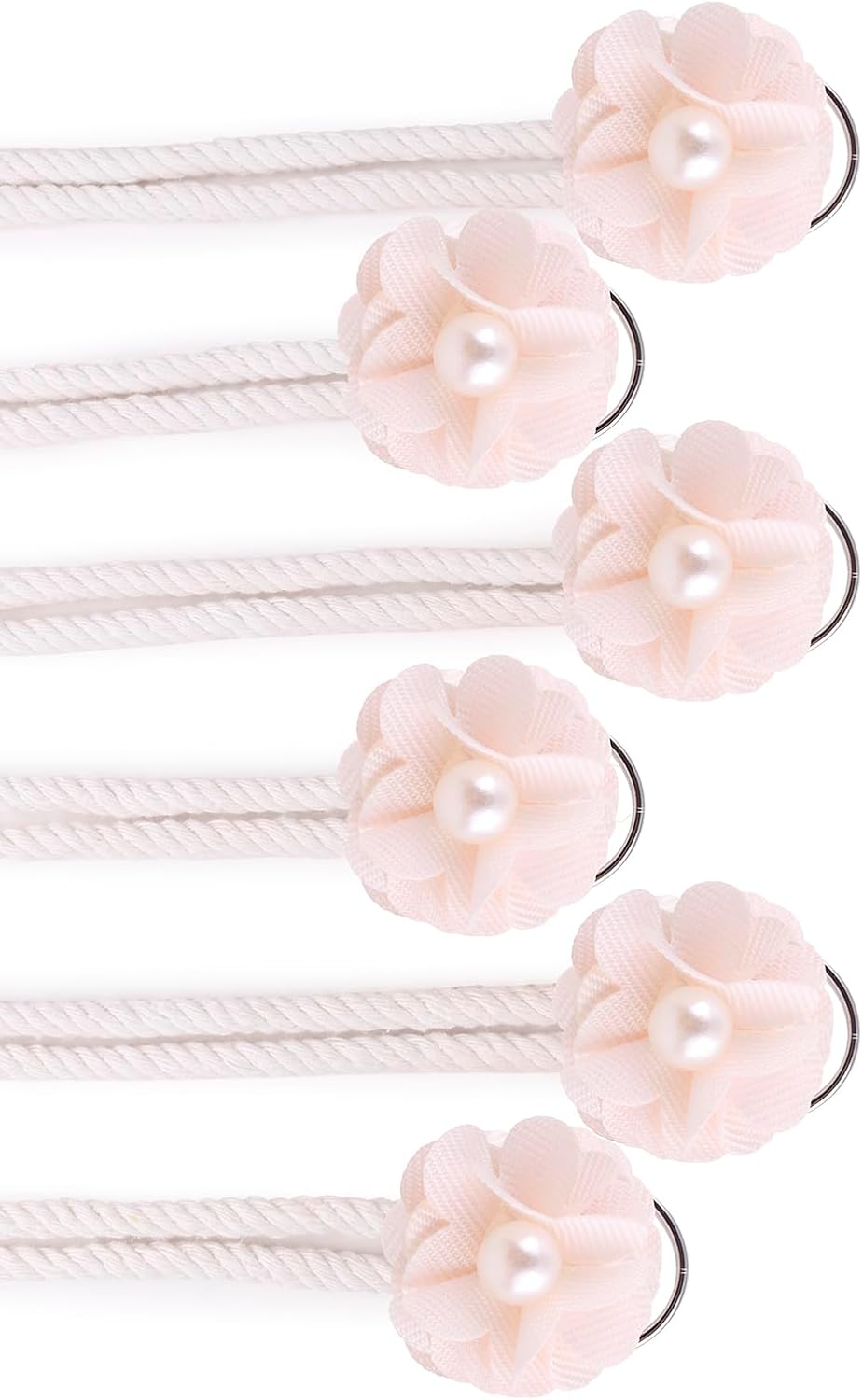 6PCS Bow Holder Hair Bow Organizer,Baby Decorative Hair Accessories Organizer,Hair Clips Storage Bow Holder for Girls Hair Bows,Room Nursery Wall Hanging Decors (6-mi)