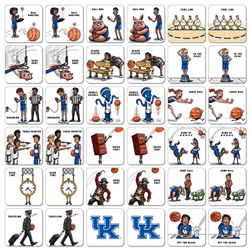 Image of YouTheFan NCAA Officially-Licensed Memory Match Game - Humorous, Team-Specific, Original Hand-Drawn Artwork, Fun for the Whole Family, for Fans Young and Old