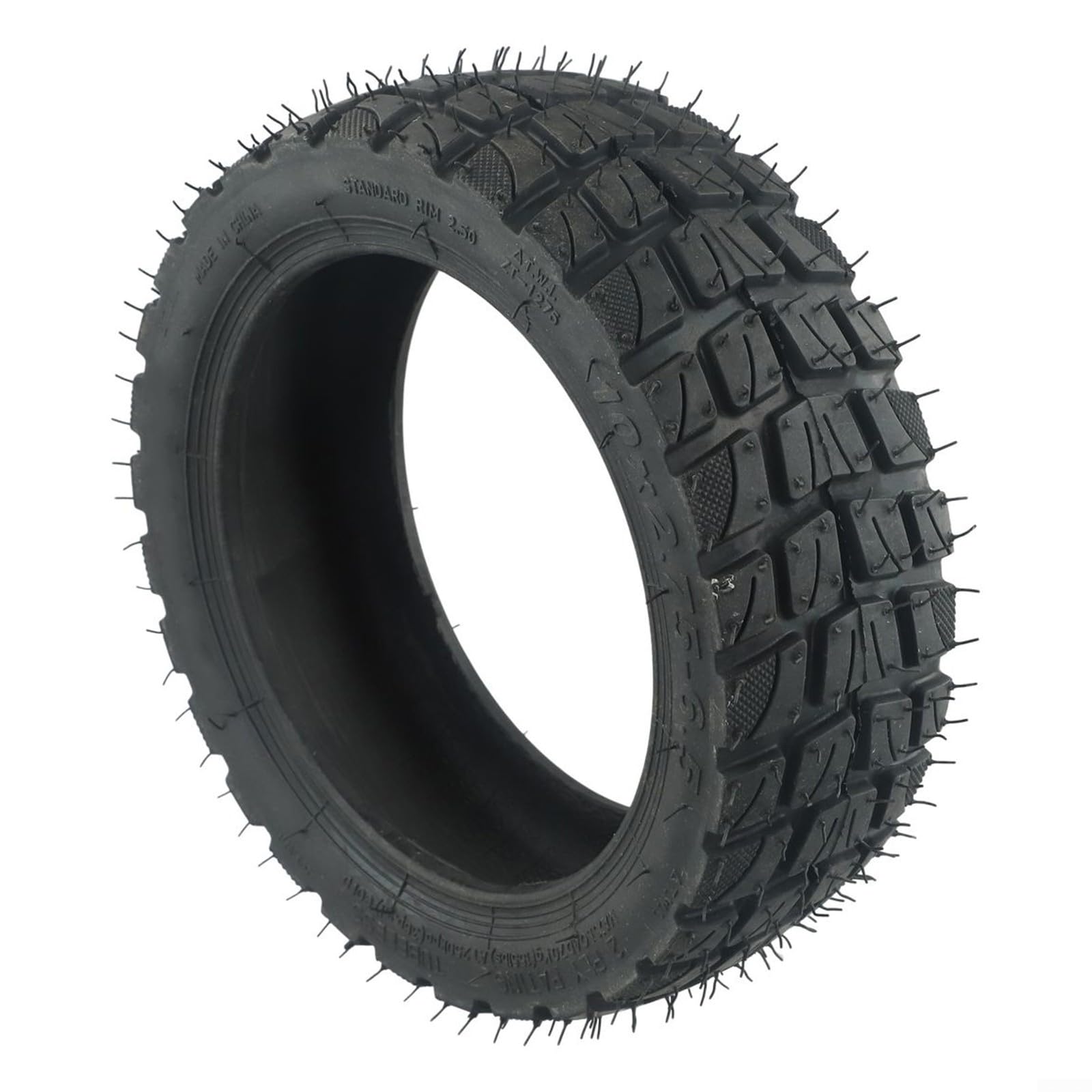 10x2.75-6.5 Electric Scooter Tubeless Tire: Non-Slip, Puncture-Proof Off-Road Rubber Tyre(1pcs)