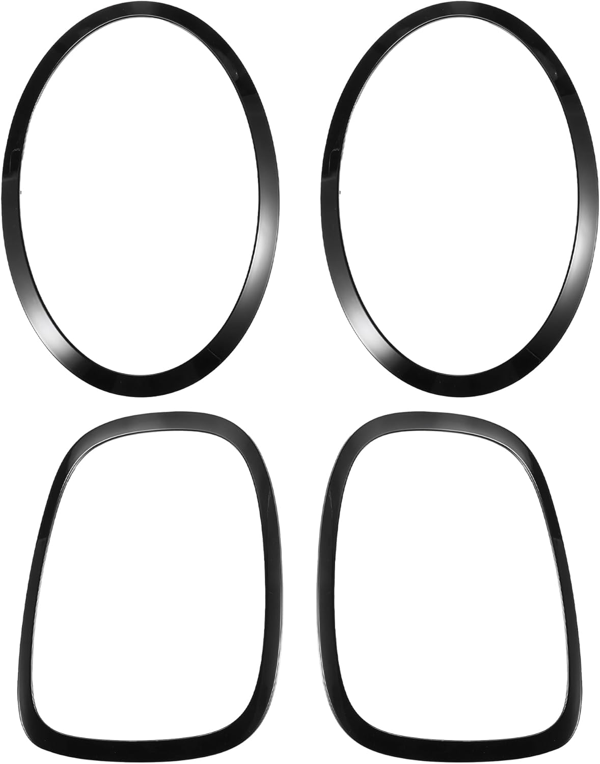 X AUTOHAUX 1 Set Headlight Ring Tail Light Surround Trim for MINI COOPER F55 F56 F57 2014-2019 2020-2021 No.63217351431/63218495332/51137300631/51137300632