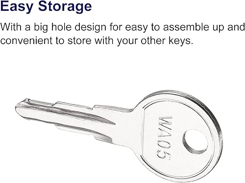 Miniatura 4 de uxcell Llave de equipo pesado, llaves de encendido de maquinaria de construcción para excavadora (número de pieza WA05) 5Pcs