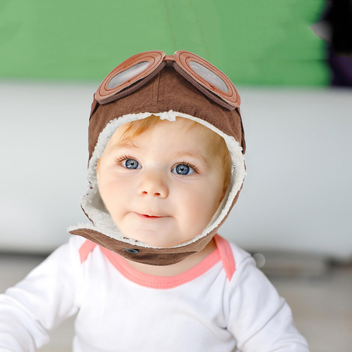 PACKOVE Pilotenmütze Kindermützen Jungen Kinderhüte Kappen Wintermütze Faschingshut Piloten-Design-Hut Mütze Mit Ohrenklappen Für Kleinkinder Baumwolle