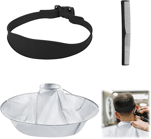 Guía de corte de pelo fundido para hombres, kit de corte de pelo para hombres, incluye guía de corte de cabello, paraguas y peine, plantilla de