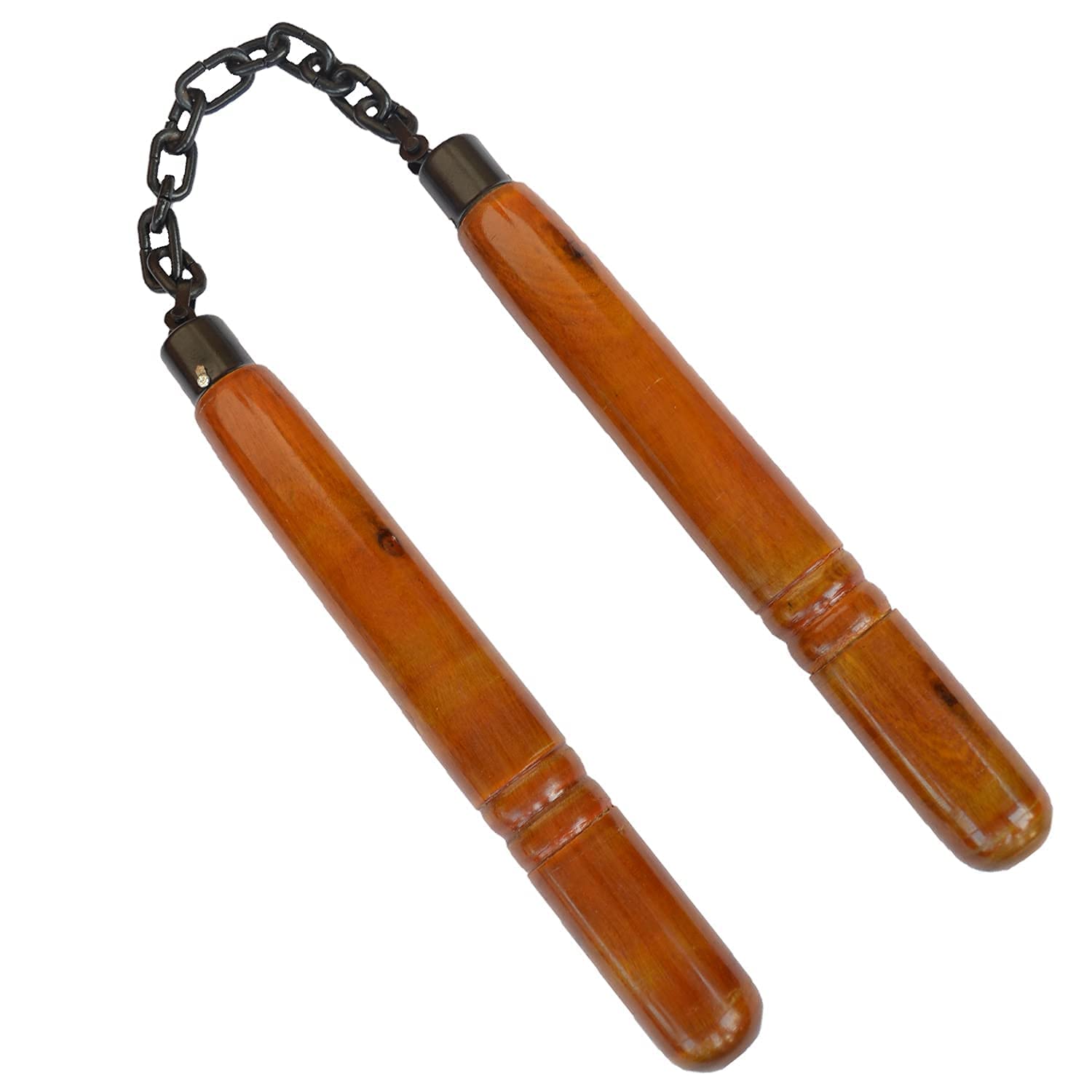 SPOCCO | Pack of 1 | Nunchaku/Nunchuks/Chainsticks/Chukasticks/Wooden Handle + Iron Chain Nunchaku (Karate Stick) Gymnastic Stick (Martial Art & Equipment Nanchaku) NC64 (B09N1C1FBB) Amazon Price History, Amazon Price Tracker