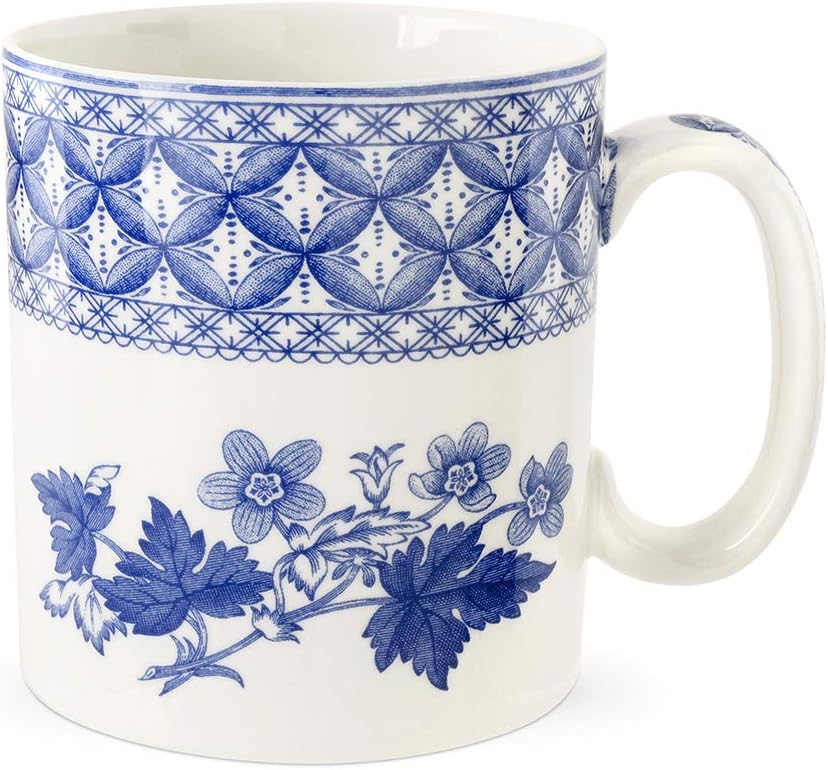 SpodeBLRGE5110-X Blue Room Mug-Geranium, Ceramic