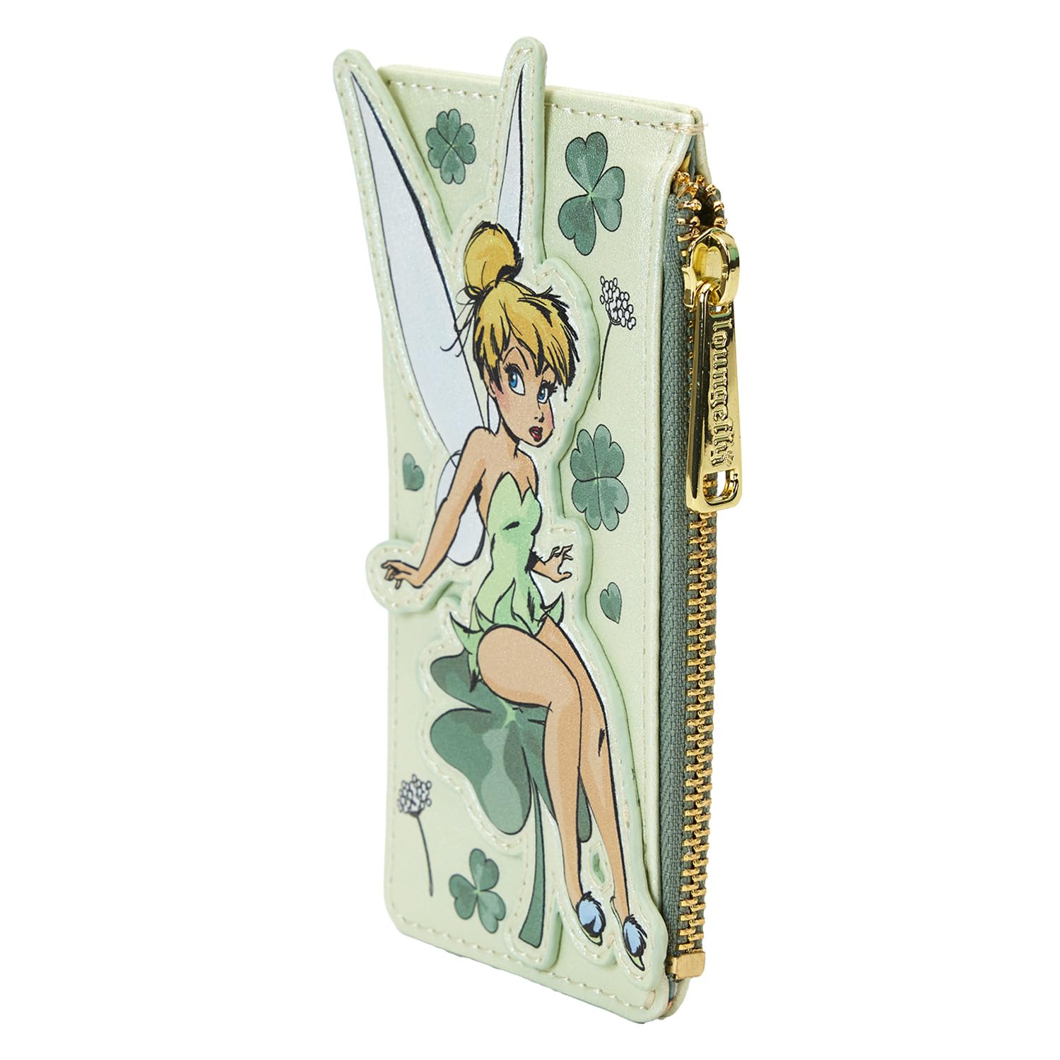Amazon.com: Loungefly Disney Tinker Bell 4-Leaf Clover Large Card