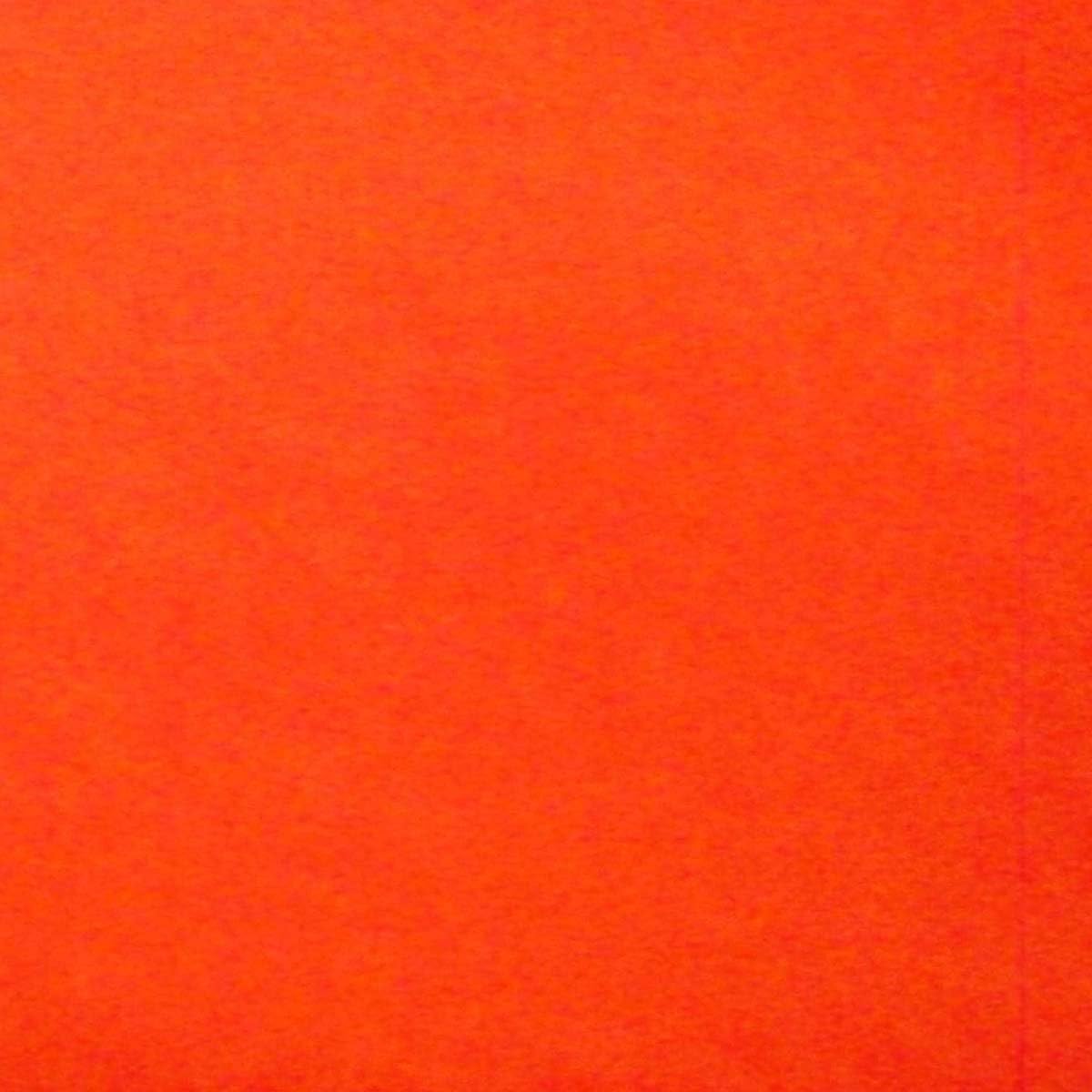 CRAFTY CUTS 1-1/2-Yards Fleece Fabric, Orange Solid