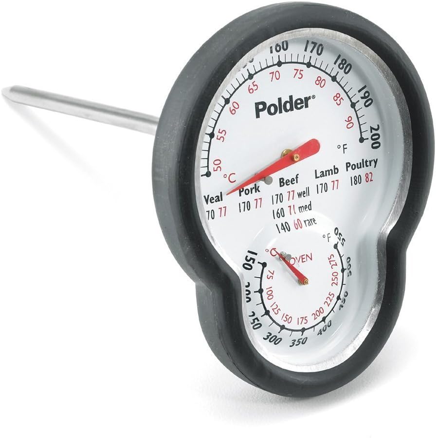 Polder 12453 Dual Oven Meat Thermometer