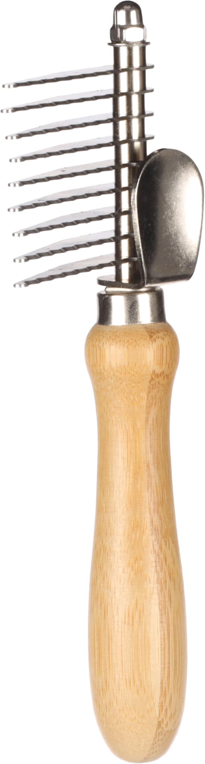 Flamingo Peigne pour Chien démêlant Babu - 17,9x6,1x2,3cm - Convient aux chiens à poils longs - Aide à démêler et à couper les nœuds du pelage
