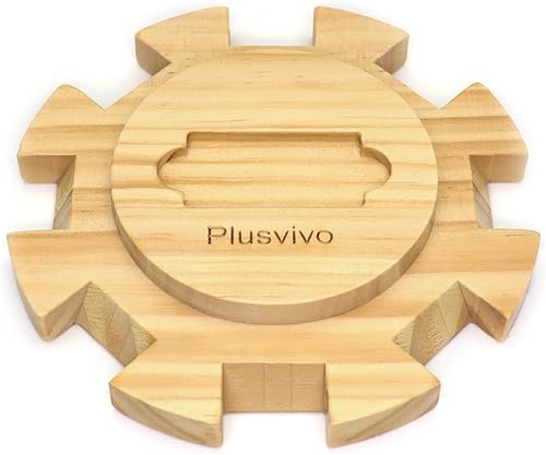 Hub de tren mexicano de hasta 8 jugadores, centro de mesa de madera de pino premium para accesorios de dominó de tren mexicano y juego de dominó con disponible en Yaxa Costa Rica