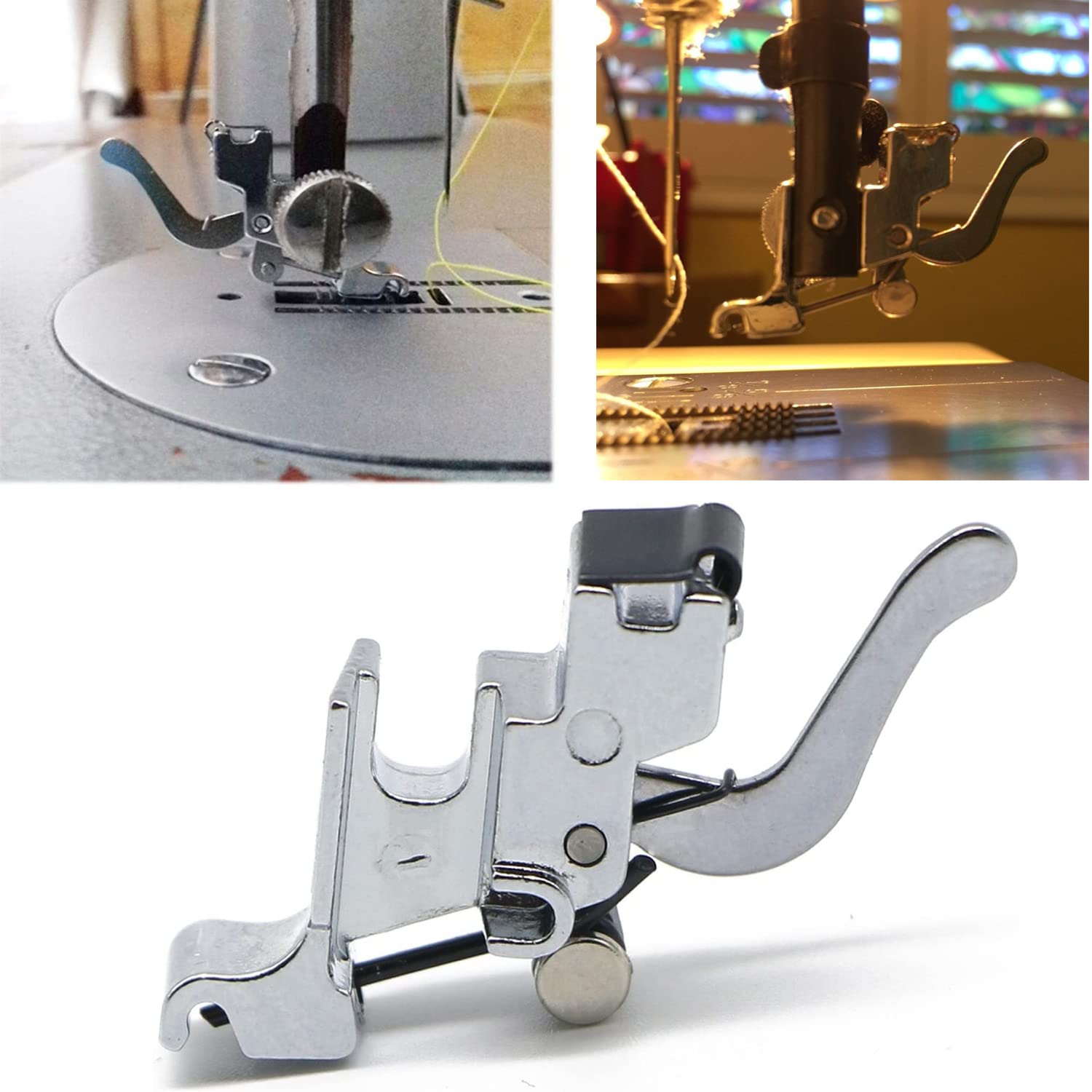 Jasol 1pc Low Shank Presser Foot Holder Snap on Presser Feet Adapter Sewing Accessories for Usha Brother Janome Singer Sewing-image-23