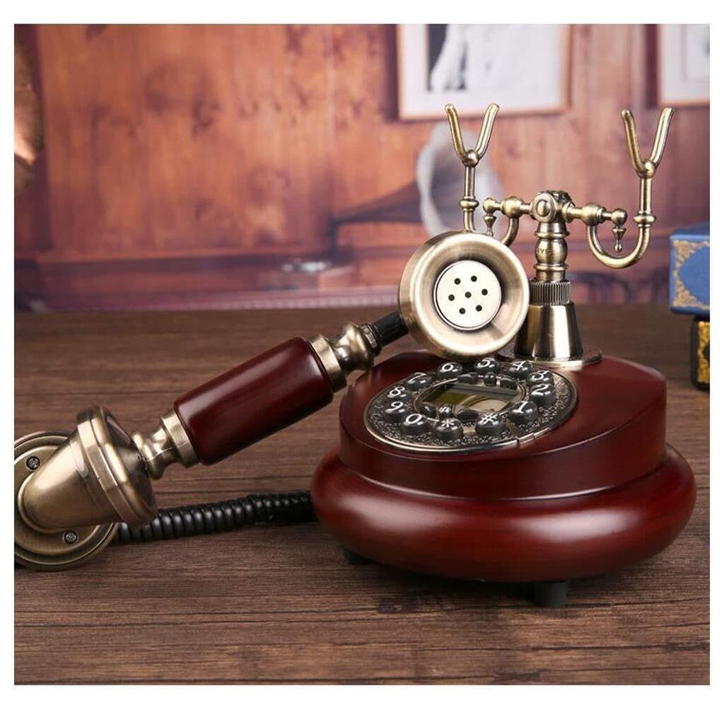 Klasyczny Telefon Stacjonarny W Stylu Retro – Telefon Z Przyciskami I Kablem – Dekoracyjny Telefon W Stylu Vintage Do Domu I Biura, Dostępny W Wielu Stylach