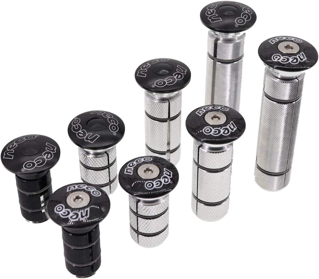 Neco Headset Expander Top Cap Star Nut Plug Bolt Stem Expanding Nut Bolt Carbon Fiber Cap Cover Long Large Size