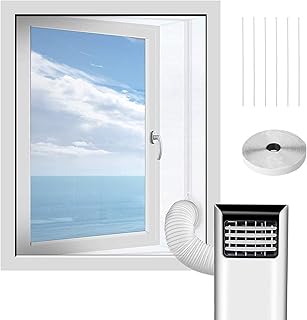 LIHAO 300cm Window Seal for Portable Air Conditioner Tumble Dryer Portable Air Conditioning Unit, Easy to Install No Need for Drilling Holes