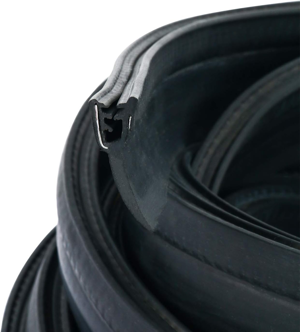 Homend 25FT EPDM Dual Durometer Rubber/Metal Carrier Flap Seal 0.925