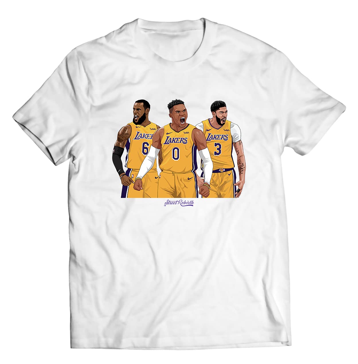 Russell Westbrook Los Angeles Trio Shirt La Basketball B Ball