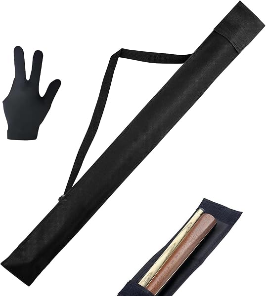 EUYKQNOI 1 Confezione Pool Cue Bag,Stecca da Biliardo Borsa,Borsa per Stecca da Biliardo,Portatile per Stecche da Biliardo Borsa per Il Bastoncini da Biliardo,per 1/2 Portacanne da Biliardo da Biliard - 1