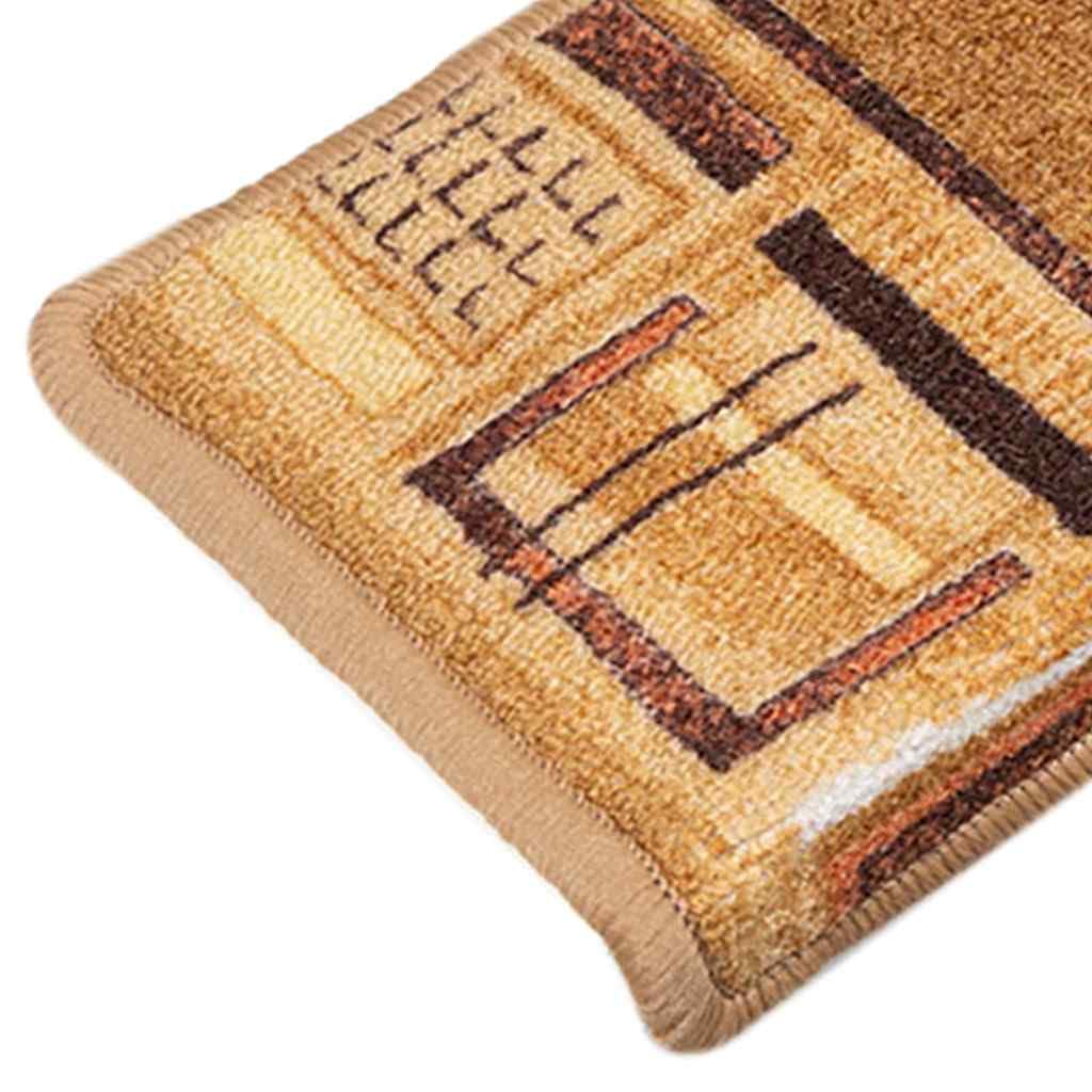 Samoprzylepne maty na schody, 5 sztuk, 65 x 21 x 4 cm, beżowe