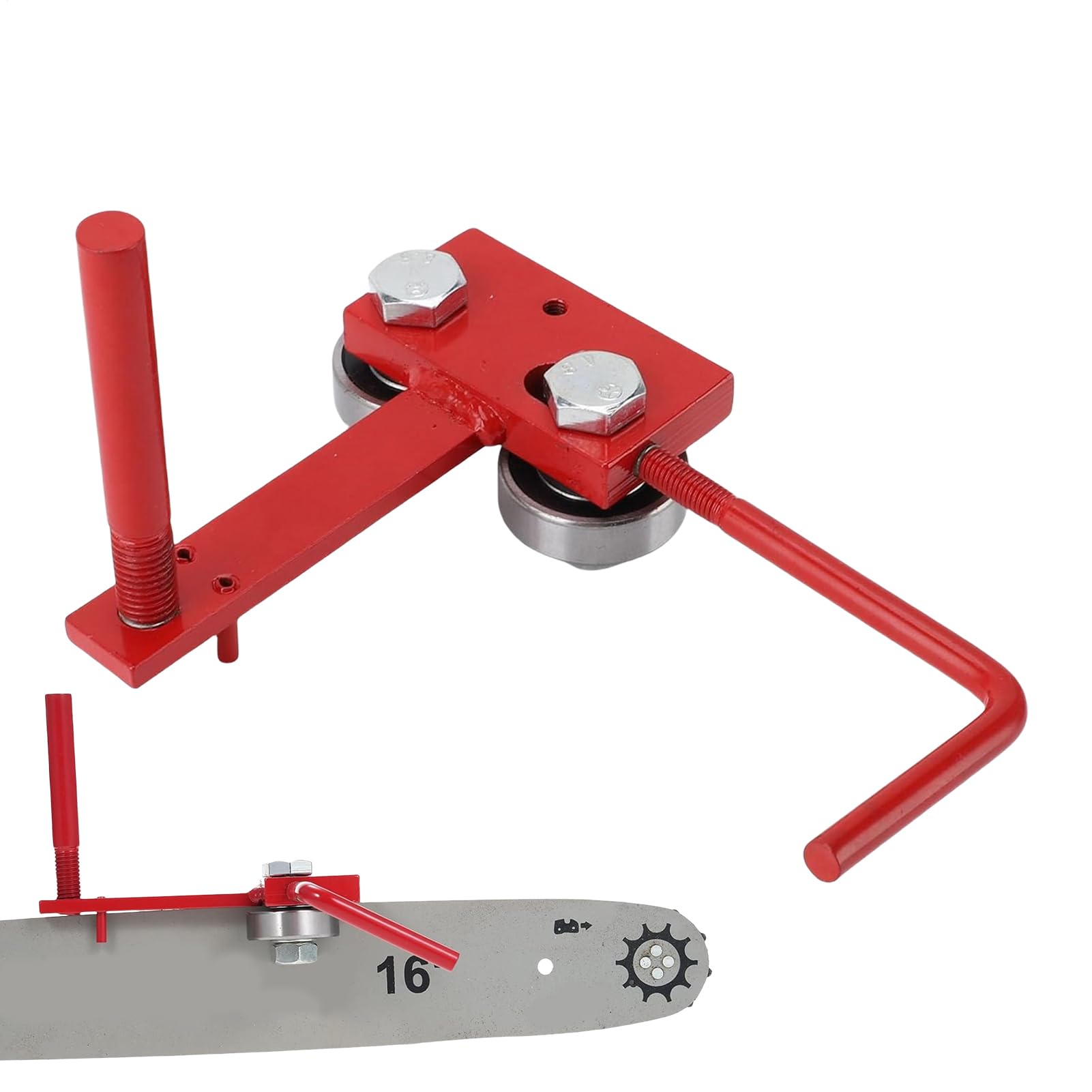 Guía de limado de motosierra Accesorio de Afilado Motosierra Eléctrica | Kit Riel Ajustador Tensado Cadena Para leñadores, jardineros, carpinteros, entusiastas, paisajistas