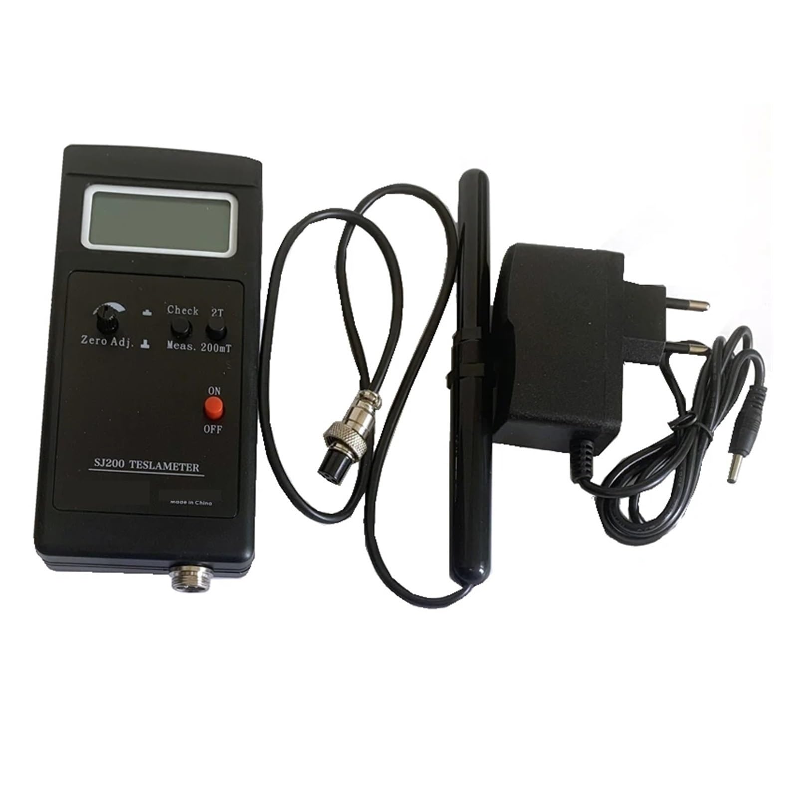 NURII Medidor de Gauss Digital Probador de Campo estático 0-200Mt-2000mT con Adapt
