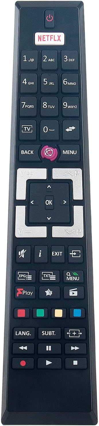 AULCMEET RC4996 Replace Remote Control work for Medion TV X15507 Linsar TV 43LED800 32LED800 FINLUX TV RC4996 DIGIHOME LED TV 50292UHDDLEDCNTD 50""