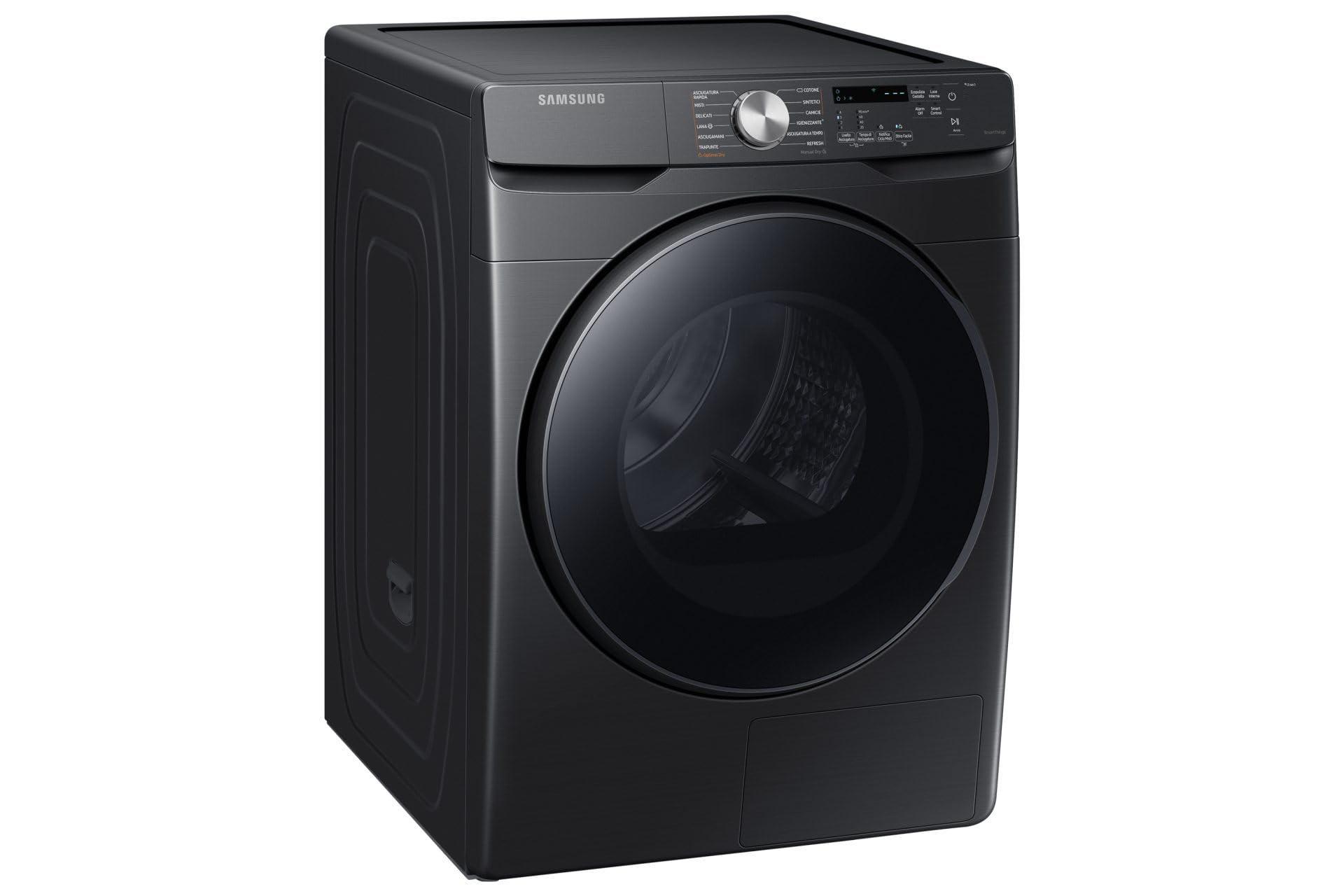 Samsung Sèche-linge grande capacité DV16T8520BV/ET, 16 kg, Hybrid Heatpump Classe A+++, Wifi, Hublot réversible, Charge avant, 69 l x 98 h x 84p cm