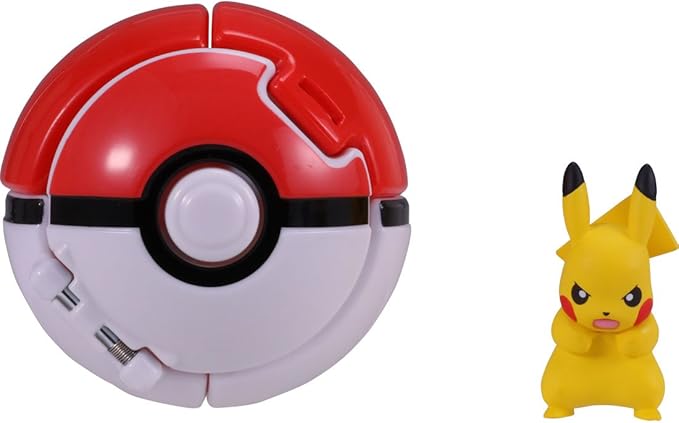 Amazon ポケットモンスター モンコレ ポケデルゼ ピカチュウ モンスターボール ロボット 子ども向けフィギュア おもちゃ