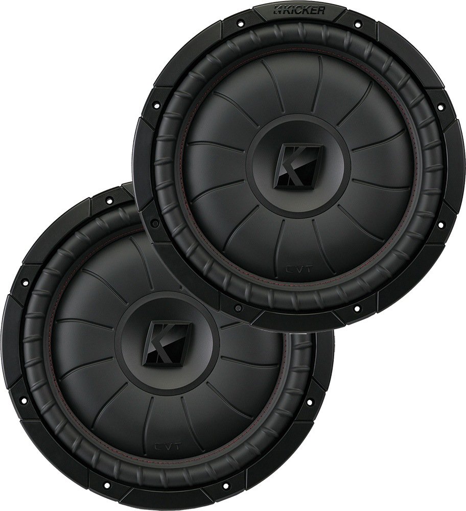 KICKER Subwoofer Package of 2 Items: 10