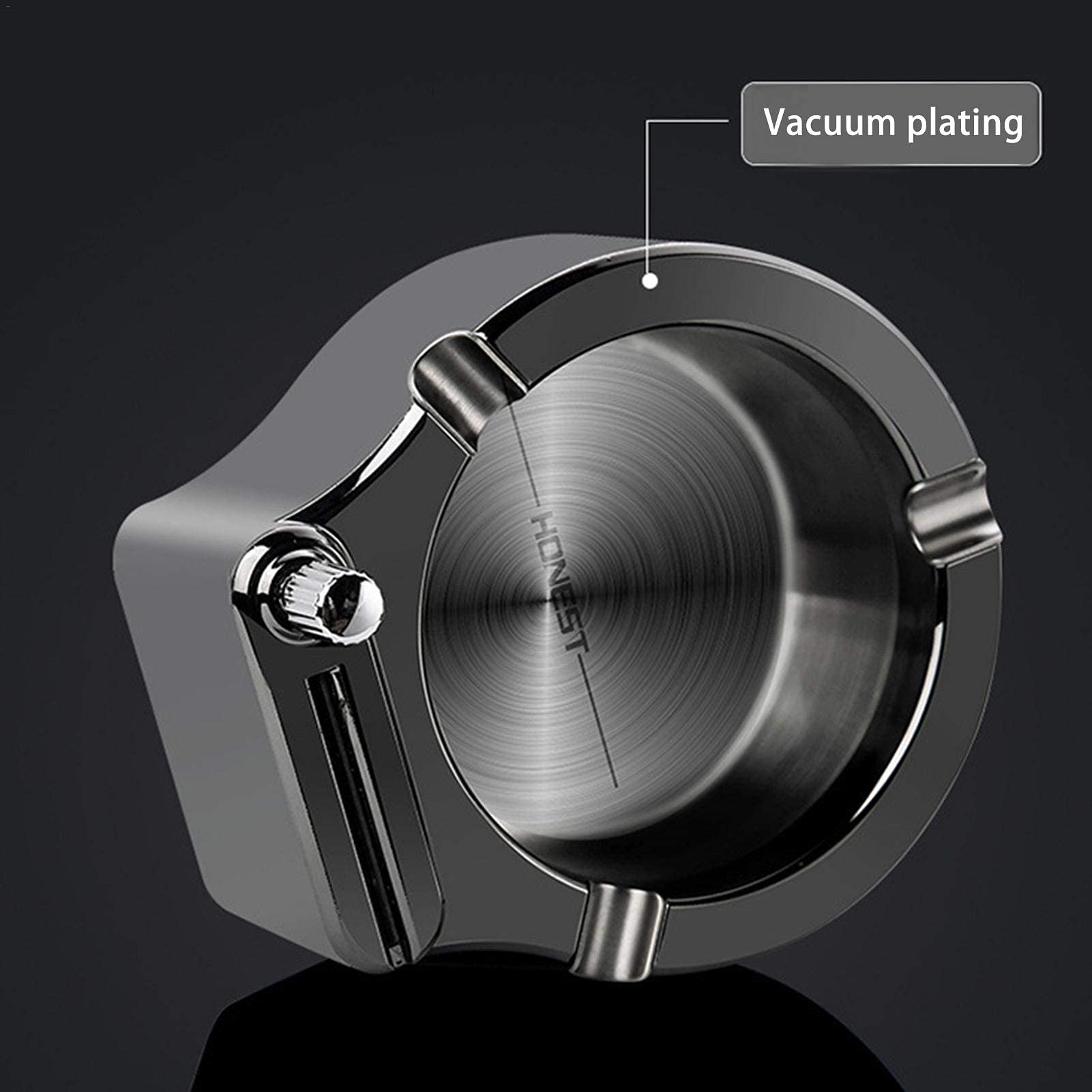 Amazon.co.jp: 灰皿 ステンレス 大容量 屋内 屋外 野外 喫煙 用