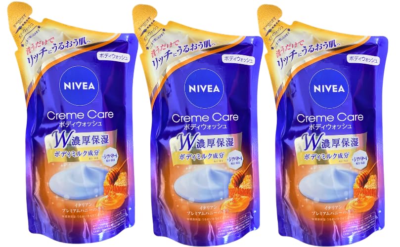 ニベア ボディウォッシュ イタリアンプレミアムハニー 詰め替え用360ml×3個セット ニベア ボディーソープ 詰め替え