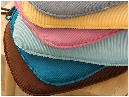 Miniatura 5 de Cojines en forma de U para sillas de comedor con lazos y funda extraíble, almohadillas para sillas de cocina de comedor, paquete de 2468 cojines