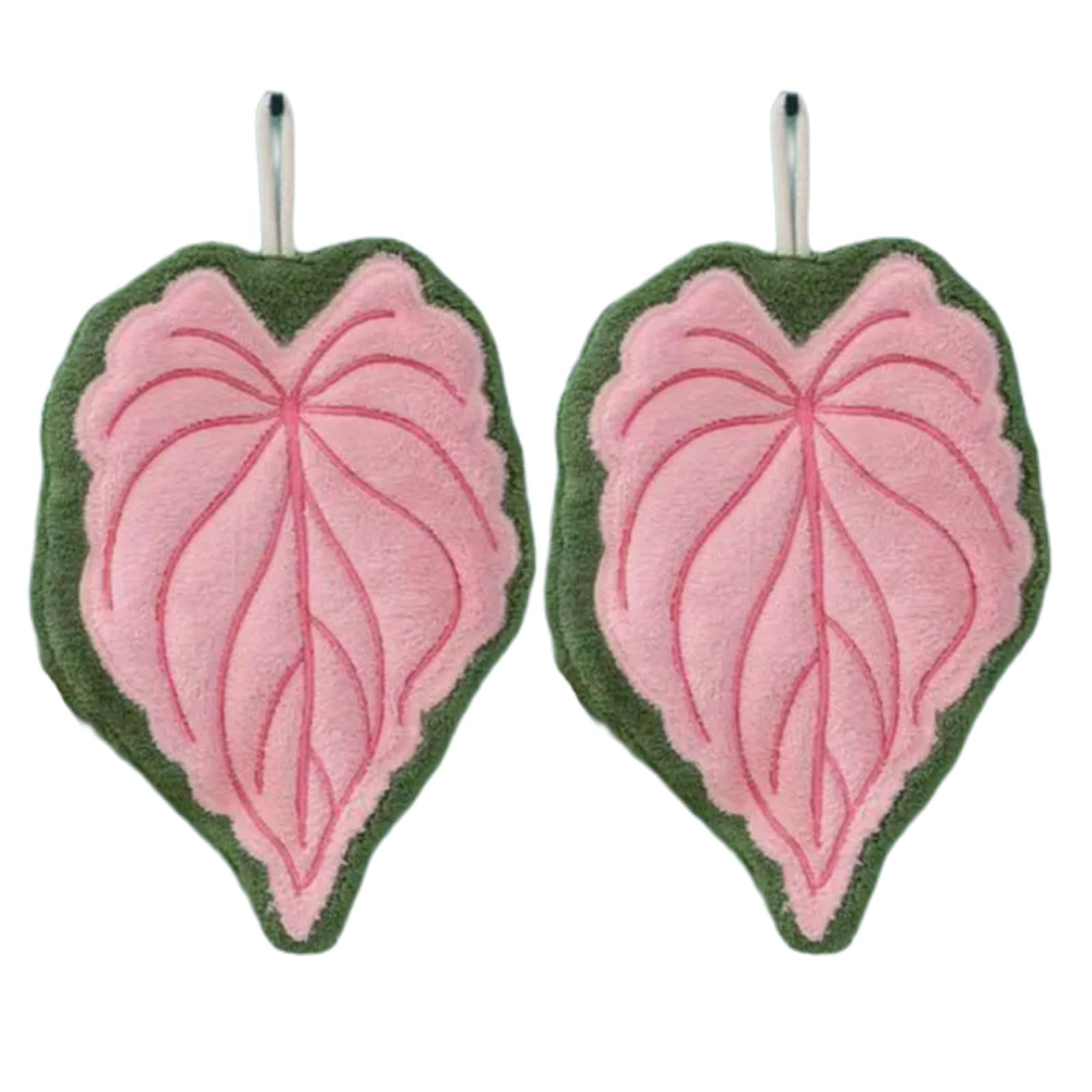 Hsyzygian Caladium Hand Towels for Bathroom Kitchen Soft Absorbent Quick Dry Towel Caladium Hand Towel Absorbent