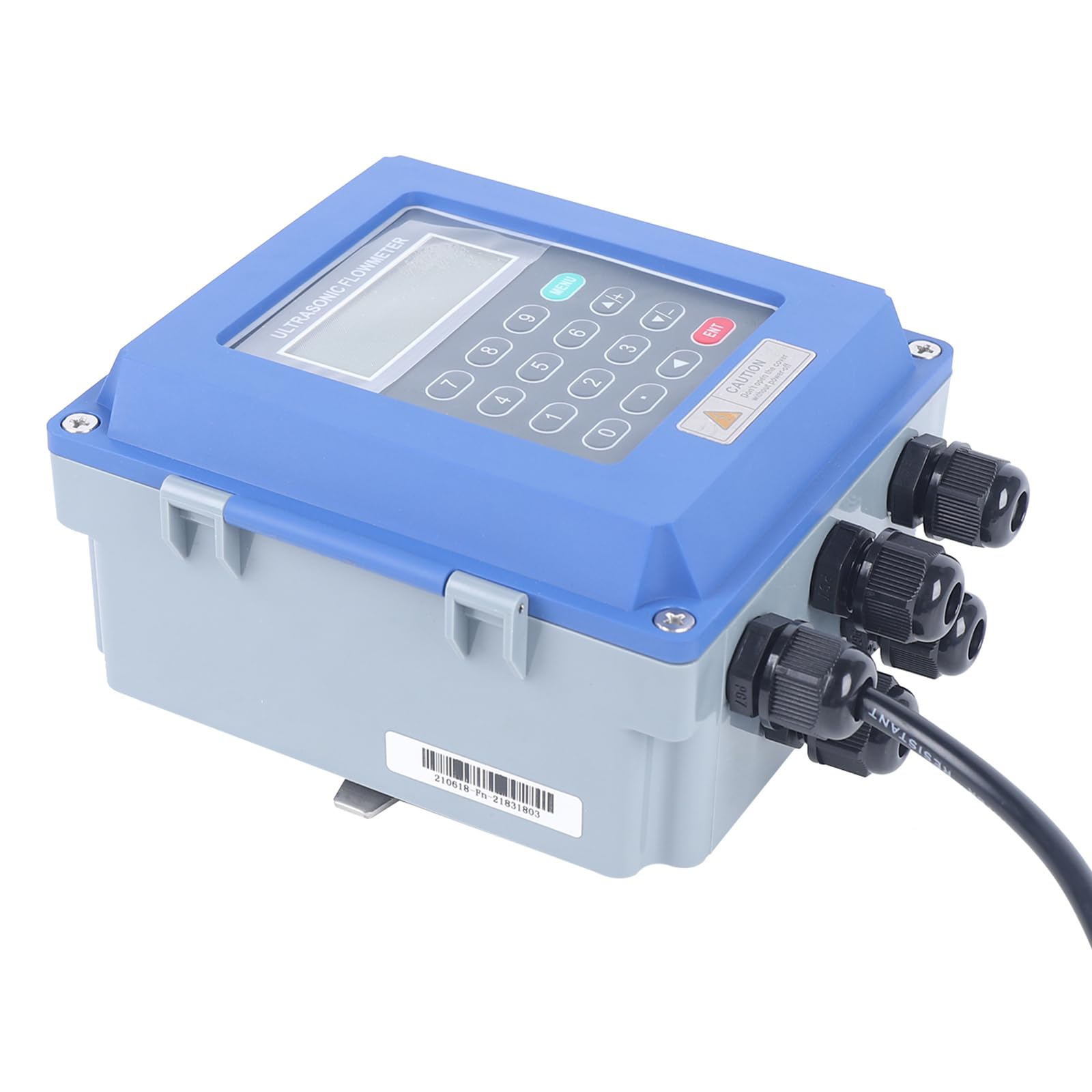 RocoReny TUF-2000B Ultrasonic Flow Meter, Digital Liquid Flowmeter,IP68 Ultrasonic Transducers with Wall Mounted Type for TS-2 Ultrasonic Sensor 0.78-3.94in, TM-1 Ultrasonic Sensor 1.97-27.56in