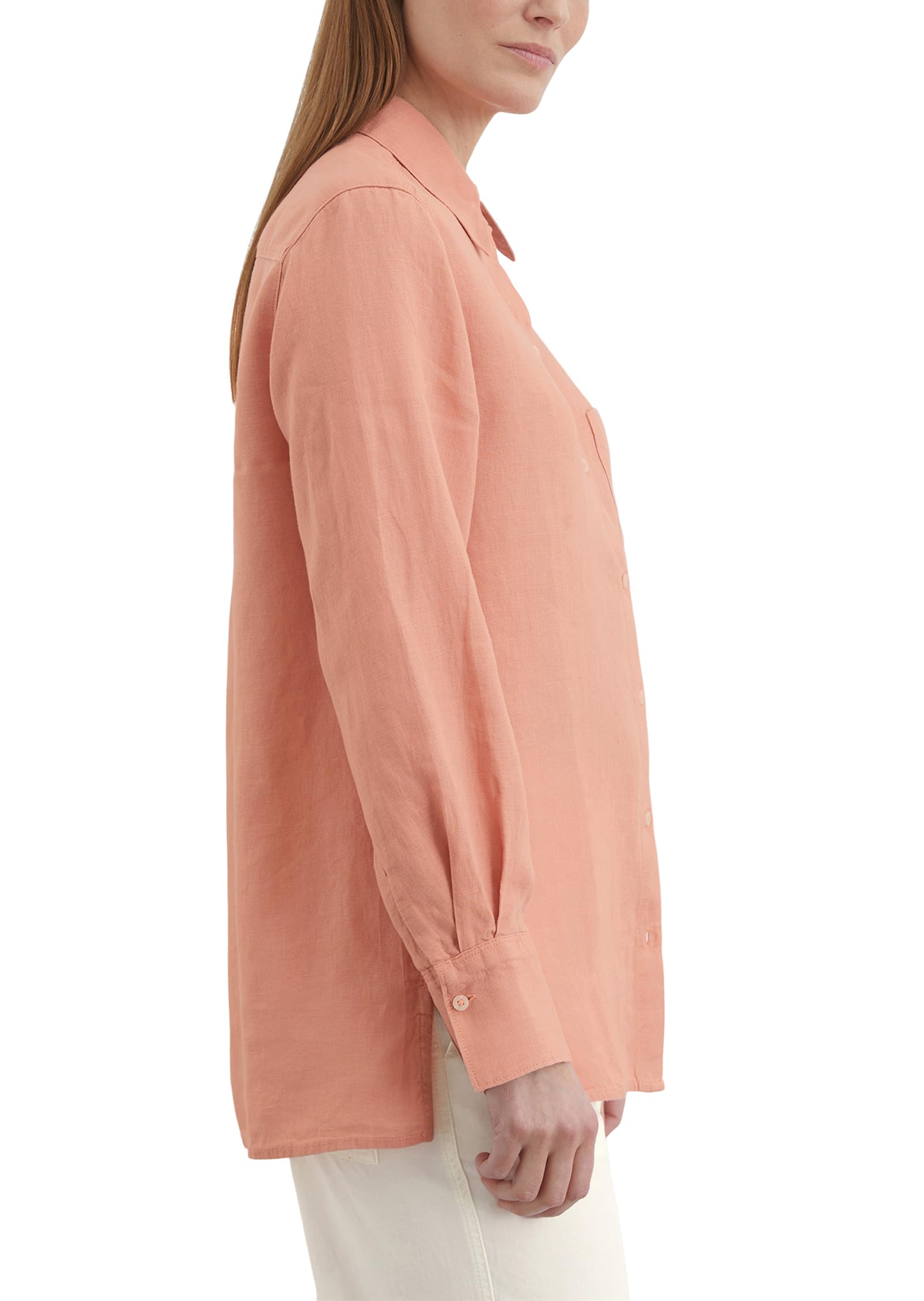 Marc OߴPolo Donna Camicia in Lino a Maniche Lunghe Regular Fit