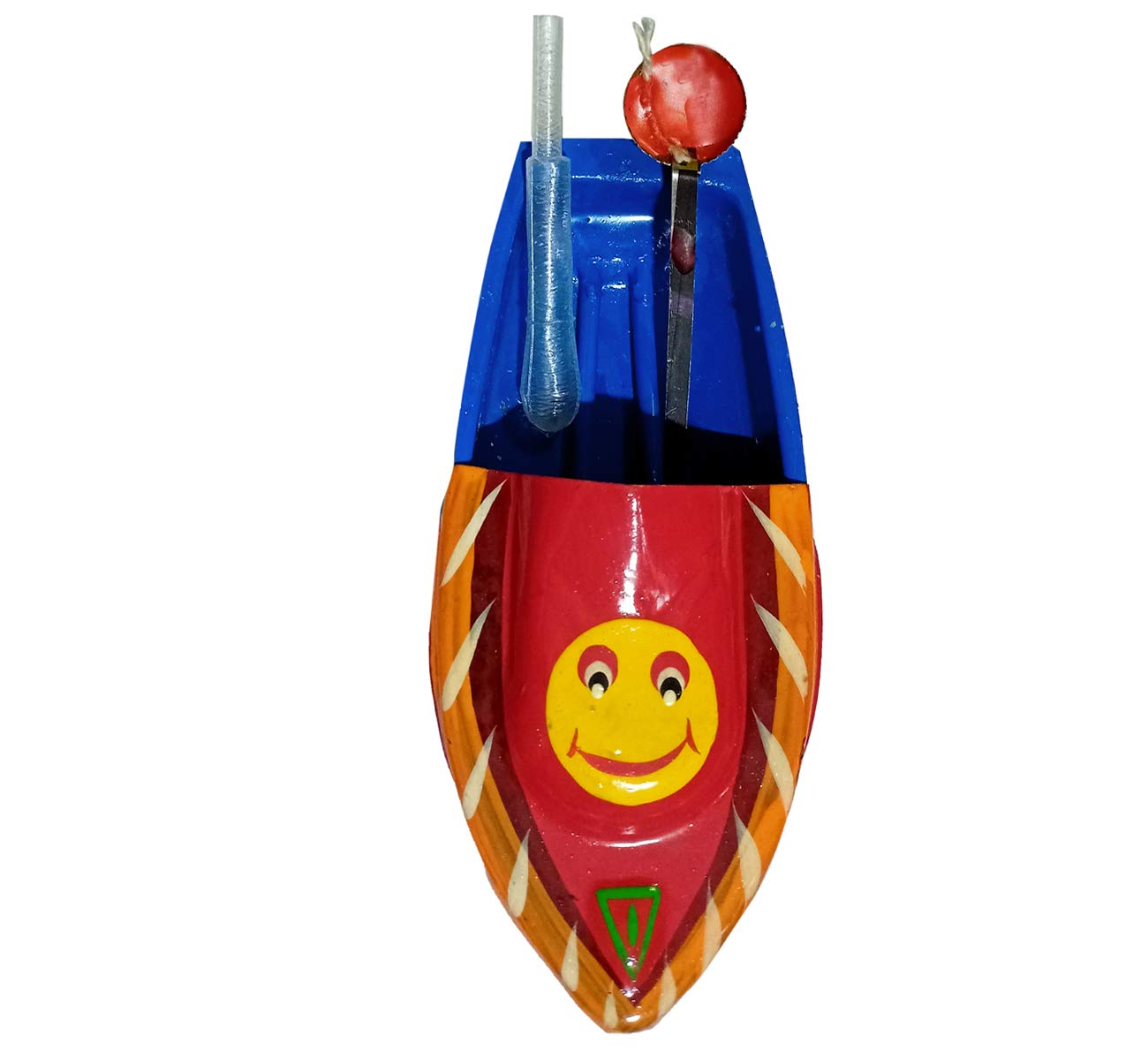 BG Bazzar Gali Cute Handmade Smiley Design Boat Put Put Steamer (Multicolor) 1 Piece (B08N2FMS3Q) Amazon Price History, Amazon Price Tracker