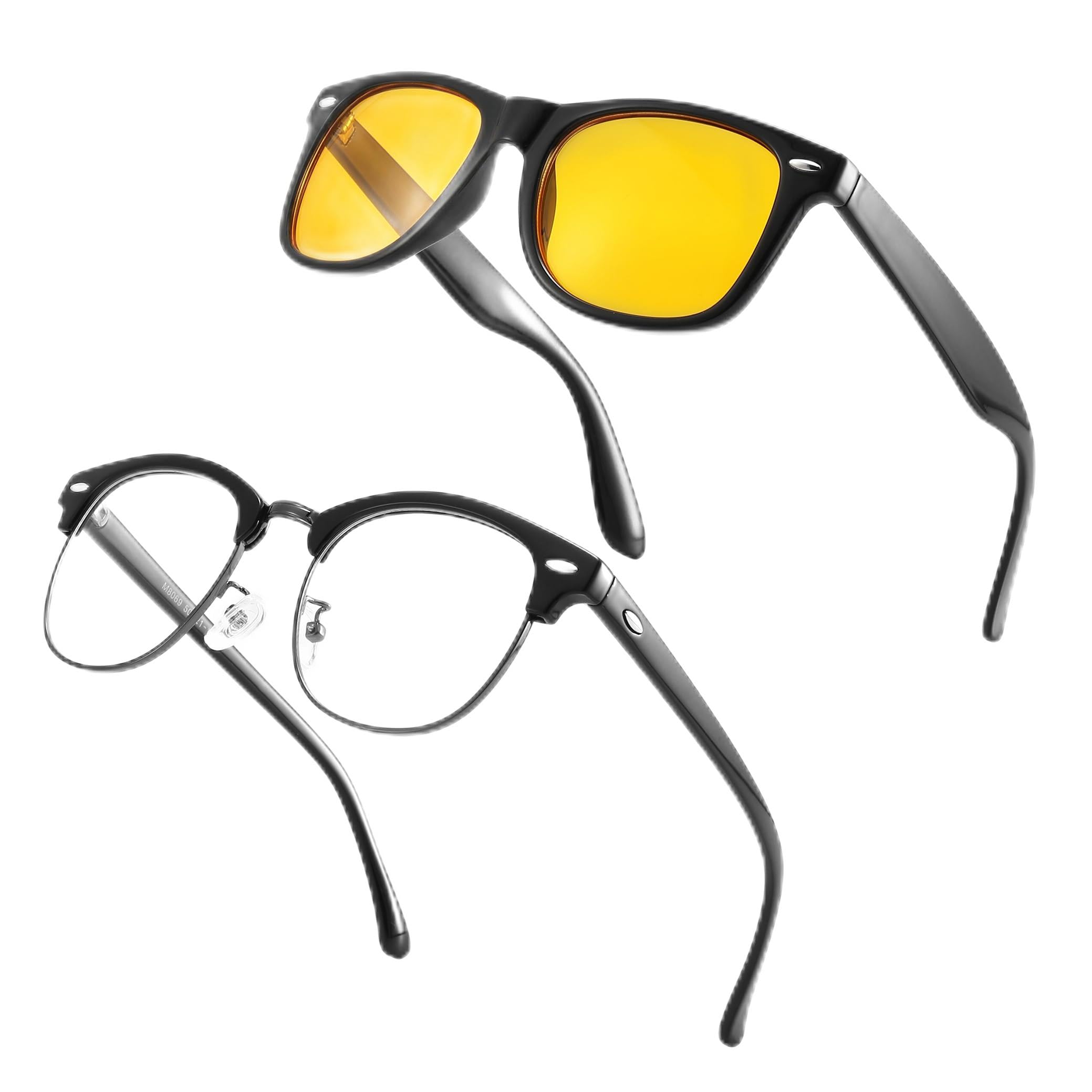 Blue Light Blocking Computer Glasses Men/Women, Eye Fatigue Relieve & Better Sleep, Blue Blocker Gaming Glasses