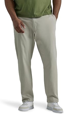 Lee Herren Extreme Motion Flache Vorderseite, entspannte Taper-Hose