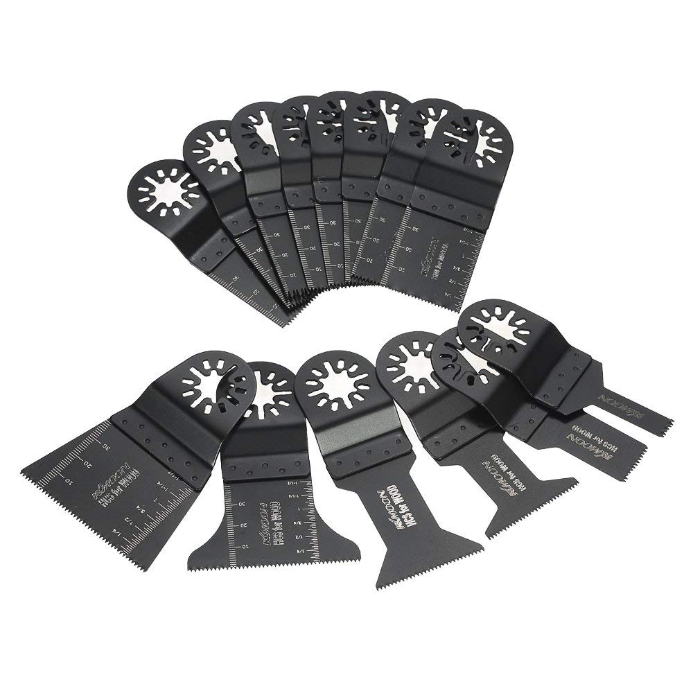 Juego de 100 cuchillas oscilantes para herramientas multiherramienta Dremel Fein Multimaster Makita Bosch Rockwell Sonicrafter Worx multiherramienta
