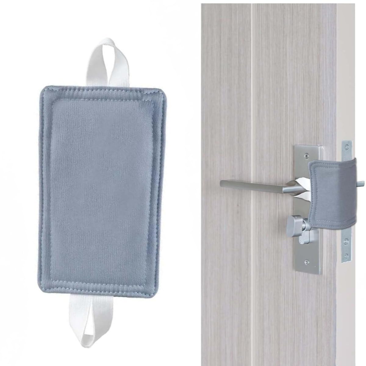 Cmbxaq Light Blue Door Silencer, Door Slam Stopper, Door Slamming Silencer, Door Pads Stop Slamming, Nursery Door Silencer, Light Sleepers Noise Reducing Prevent From Locking For Toddler Safety 5.8" X 3.4"