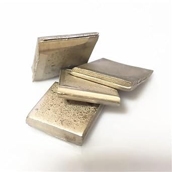 99.99% High Purity Nickel Ingot Sheet Pure Nickel Metal for Electroplating Newest1 Piece 30g-35g