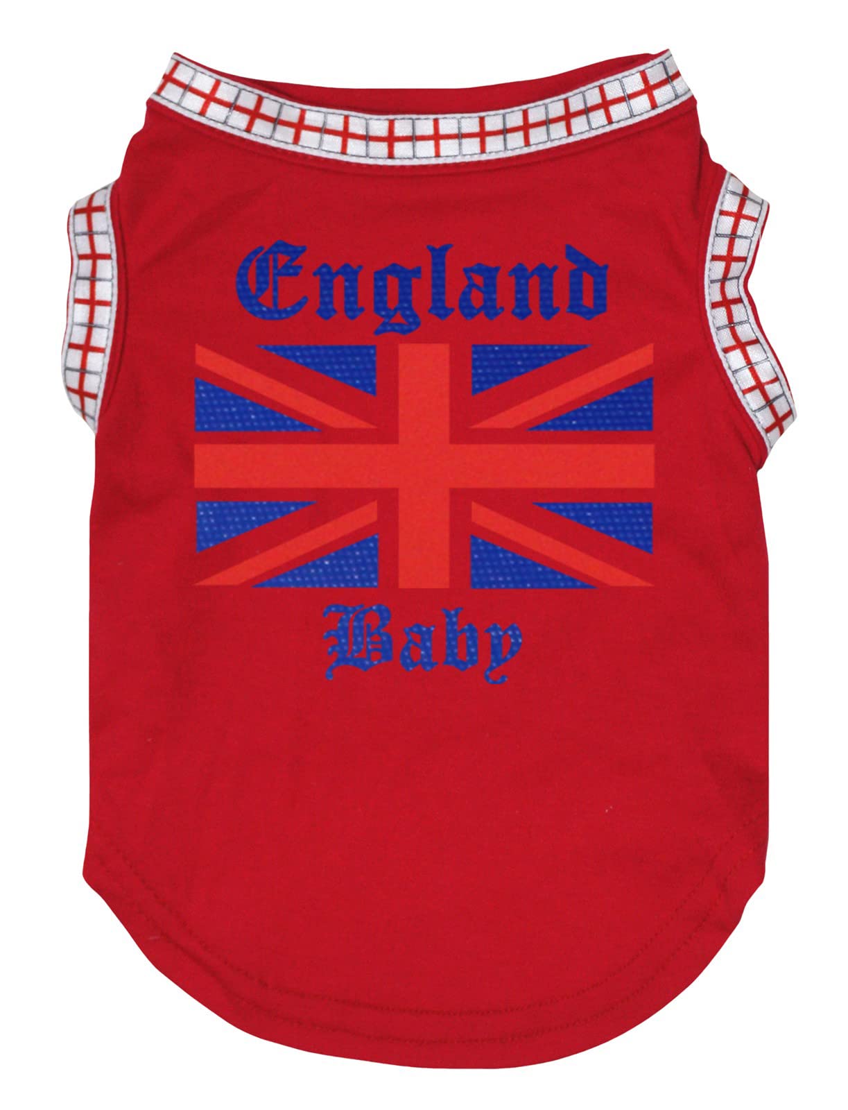 Chemise pour chien Union Jack rouge M parfaite pour les sorties citadines