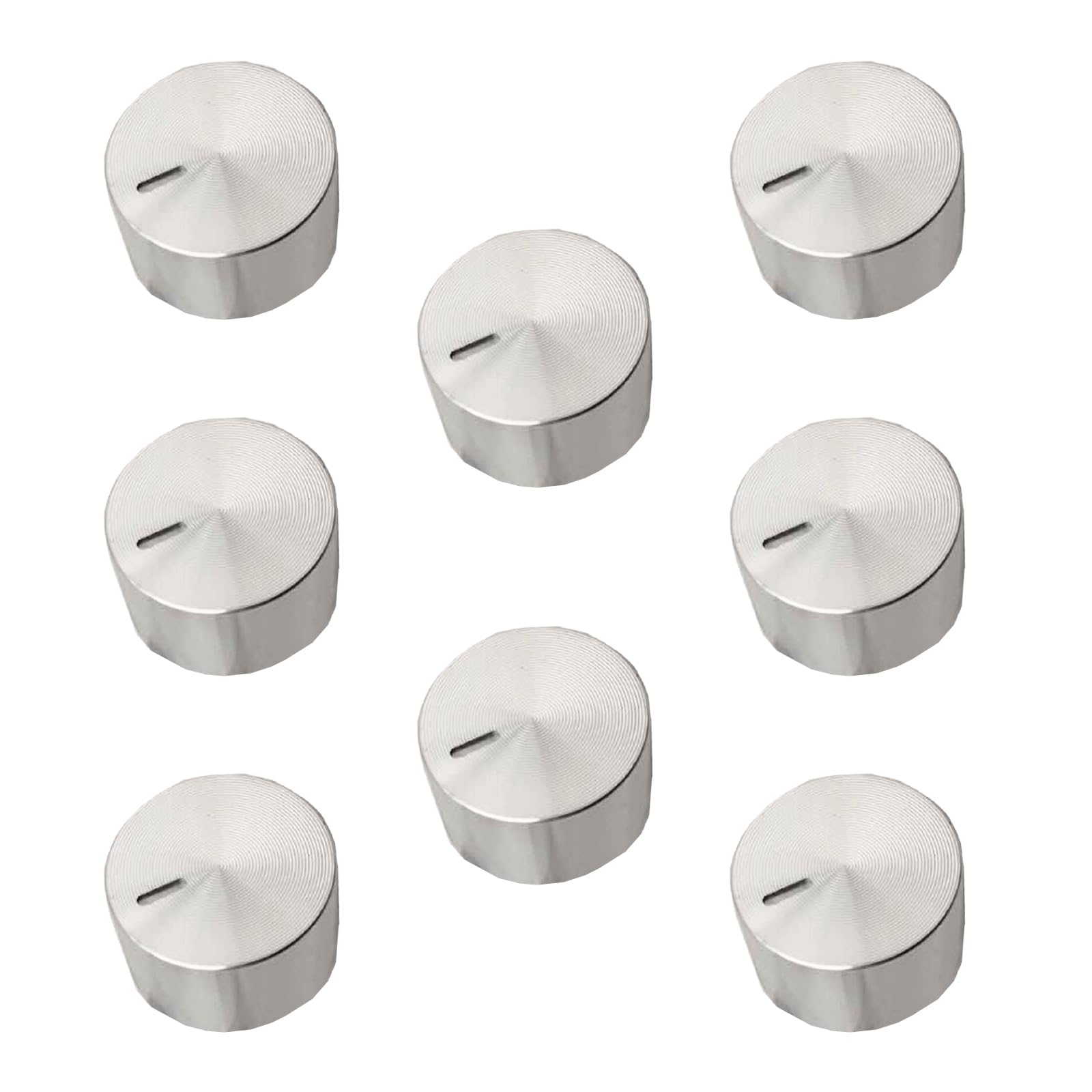 LATRAT 6pcs 8mm Gas Stove Knobs Zinc Alloy Gas Stove, Kitchen
