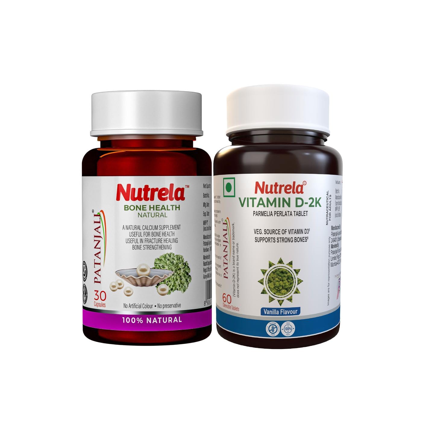 Nutrela Combo Bone Health & Vitamin D2k Capsule (B0D1YGZJ9Y) Amazon Price History, Amazon Price Tracker