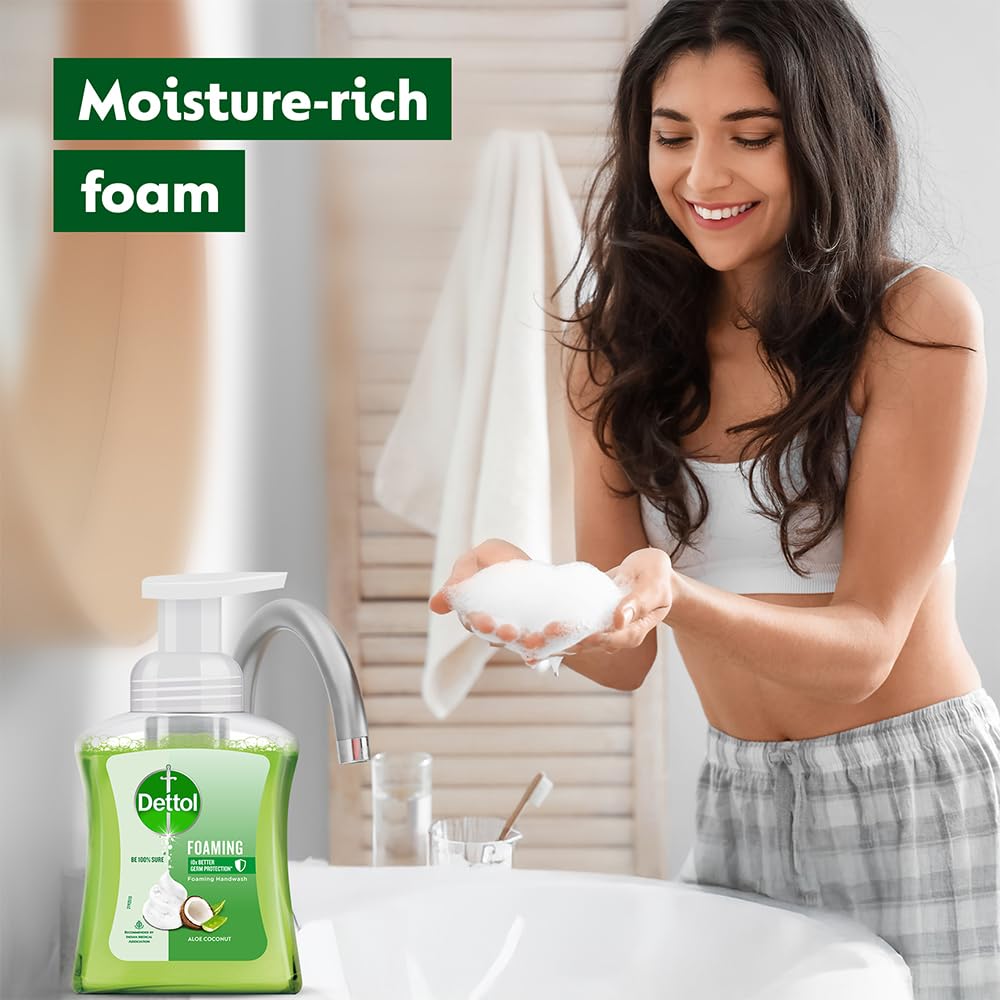Dettol Foaming Handwash Refill Combo- Strawberry & Aloe coconut, (Pack of 2-700ml each)| Rich Foam | Moisturizing Hand Wash | Soft on Hands 12 61i9VnC++8L. SL1000