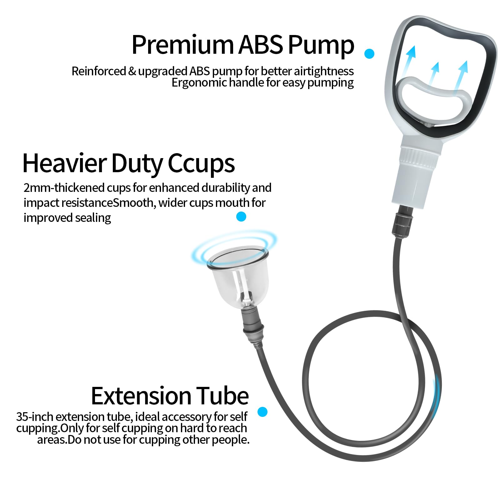 Cupluw - Kit de ventosas para terapia de masaje, juego profesional de 32 tazas con magnéticos, juego de terapia de ventosas al vacío para reducción de celulitis, alivio del dolor muscular con bomba
