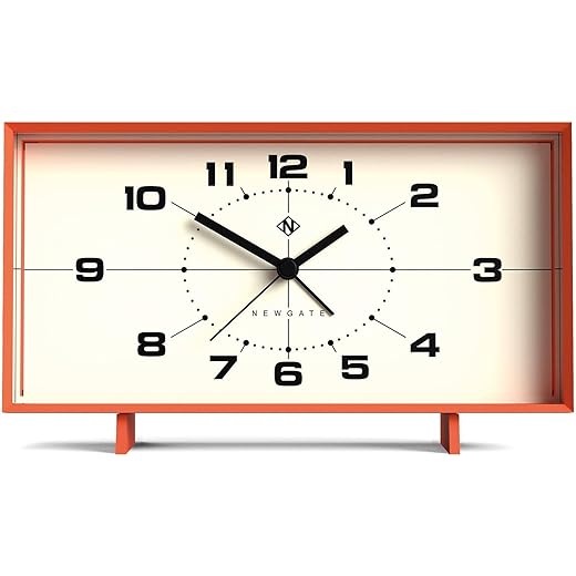 NEWGATE Wideboy Rectangular Retro Alarm Clock