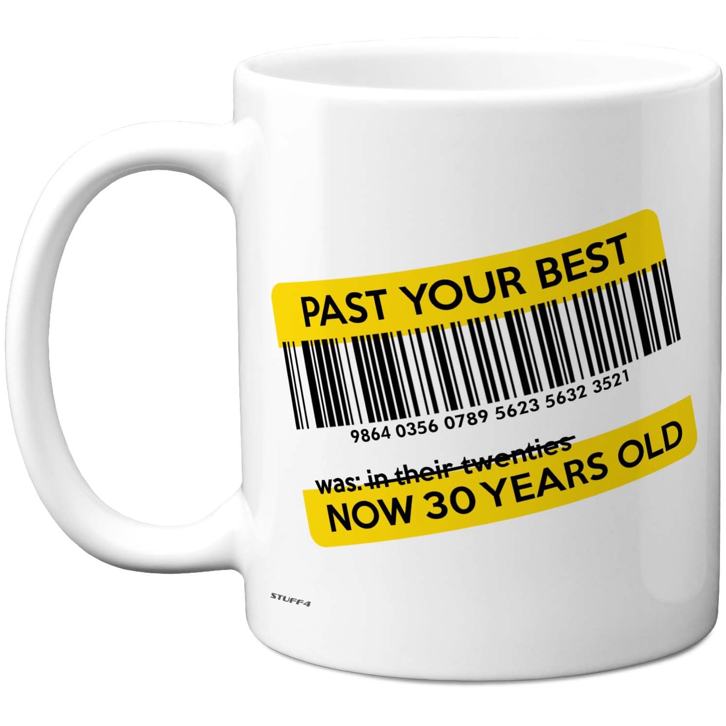30th Birthday Gifts for Men Women - Past Your Best - Rude Novelty Gag Joke Funny Mugs for 30th Birthday Present, 11oz Premium Ceramic Coffee Mugs