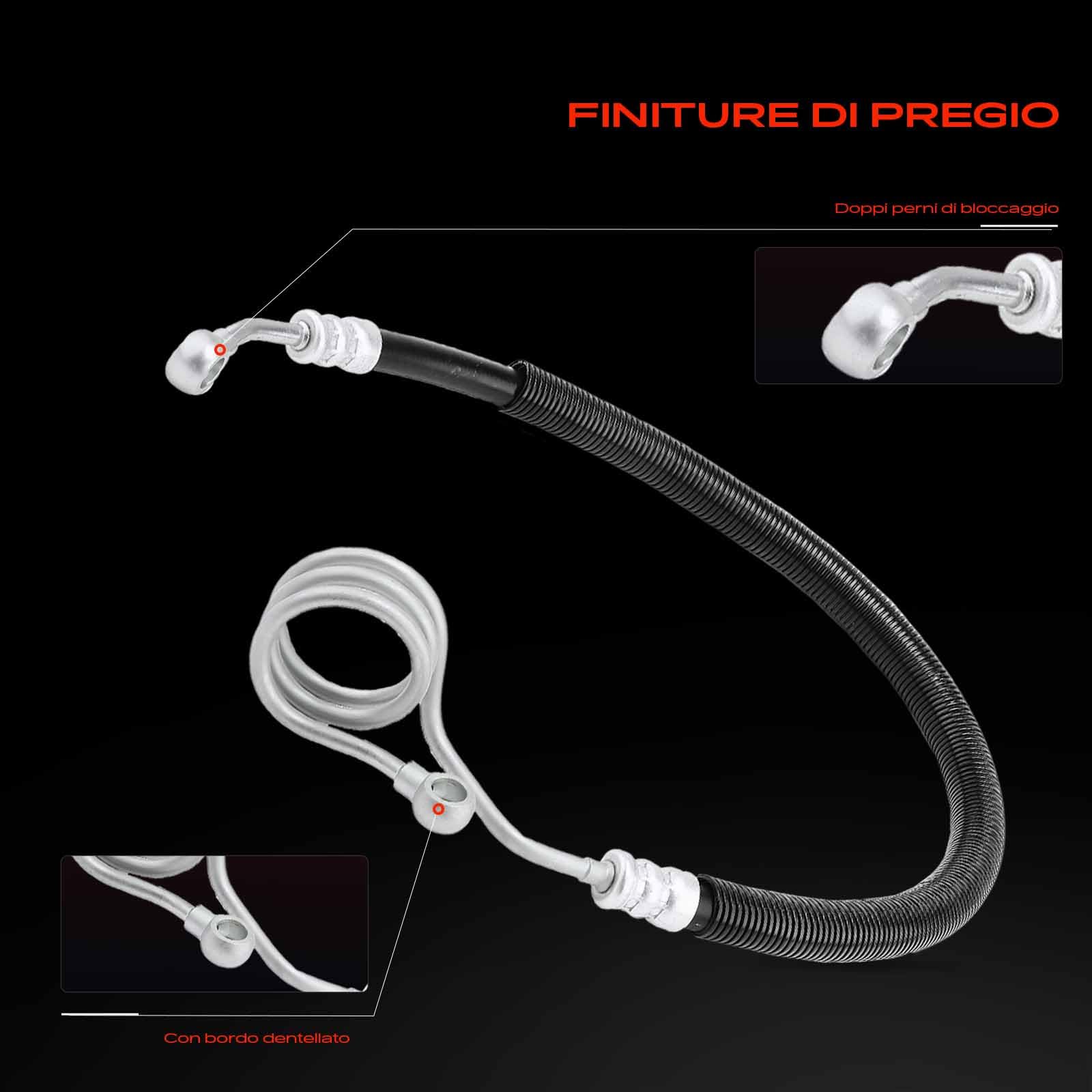 Frankberg Servosterzo Tubo flessibile Compatibile con A4 Avant 8D5 P.a.s.s.a.t Variante 3B5 A6 Avant 4B5 4B6 A4 8D2 P.a.s.s.a.t 3B2 Replace# 57670